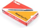 Pentel Sign Pen, Fiber-Tipped, Black Ink (S520-A), Box of 12