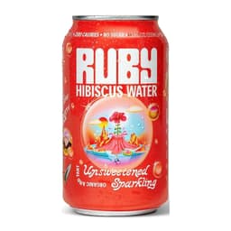 Ruby Hibiscus Organic Unsweetened Sparkling Water